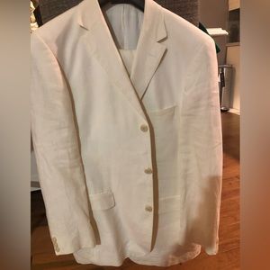 Boss white suit set.  Preowned
